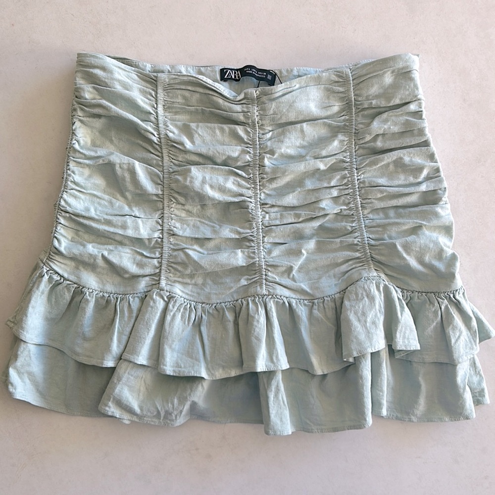 ZARA NWT Mini Ruffle Skirt